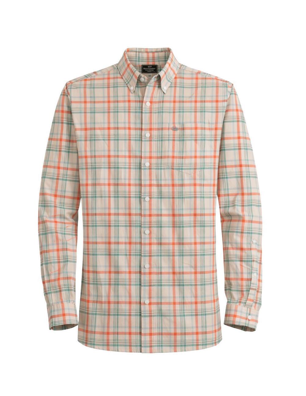 NEW HEYBO OUTDOORS men's whitfield dress shirt in moonlight